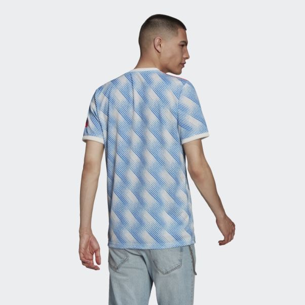 Maillot Extérieur Adidas Manchester United 21/22 Blanc