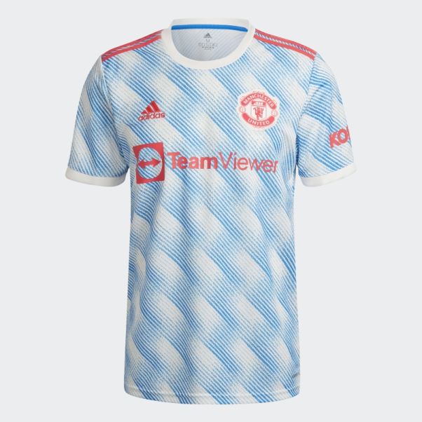 Maillot Extérieur Adidas Manchester United 21/22 Blanc