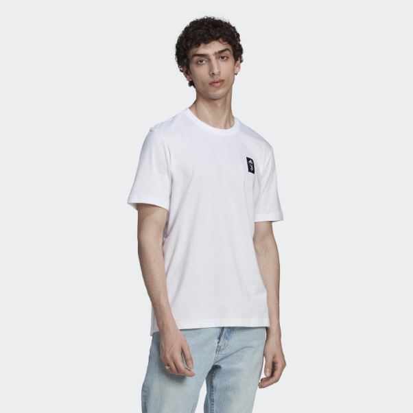 Adidas T-shirt Graphique Juventus Blanc