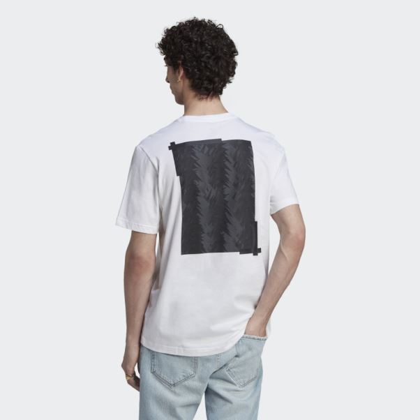 Adidas T-shirt Graphique Juventus Blanc