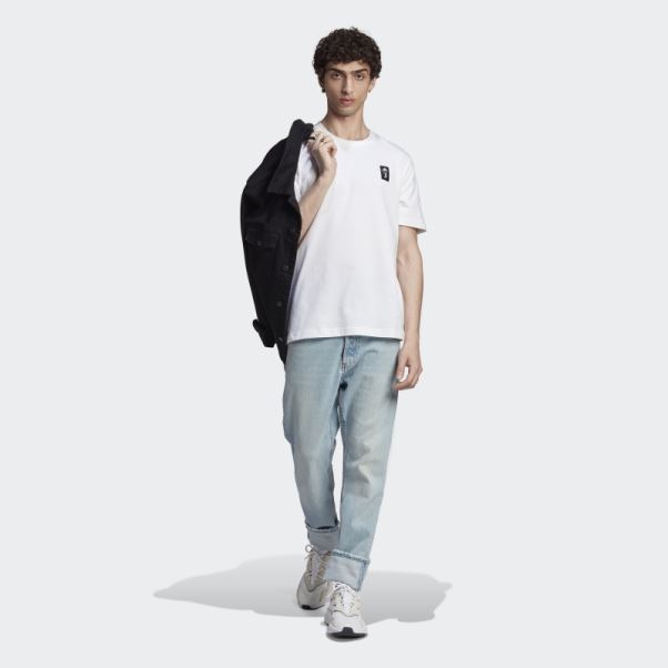 Adidas T-shirt Graphique Juventus Blanc