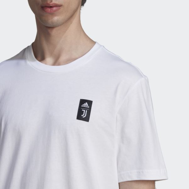 Adidas T-shirt Graphique Juventus Blanc