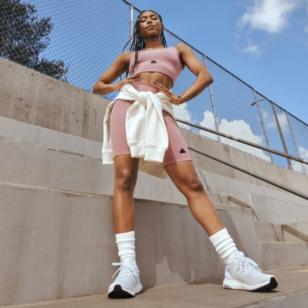 Chaussettes Adidas Slouchy Fit Blanc