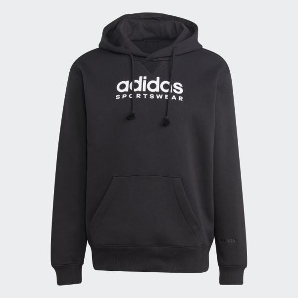 Adidas Sweat à Capuche Graphique Polaire All Szn Noir