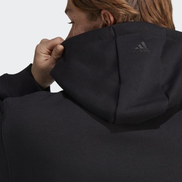 Adidas Sweat à Capuche Graphique Polaire All Szn Noir