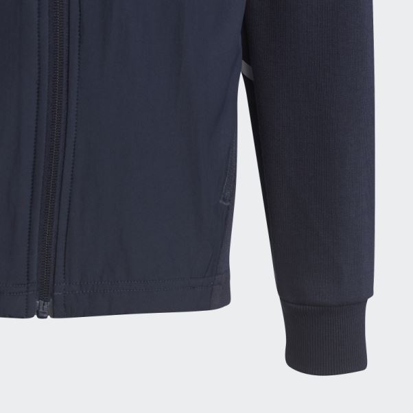 Encre Adidas Conçu Pour Gameday Sweat à Capuche Entièrement Zippé