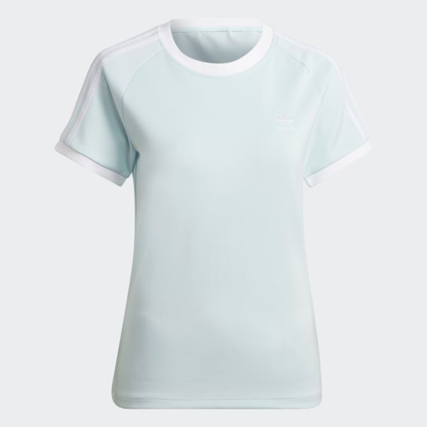 Adicolor Classics T-shirt Slim à 3 Bandes Adidas Bleu