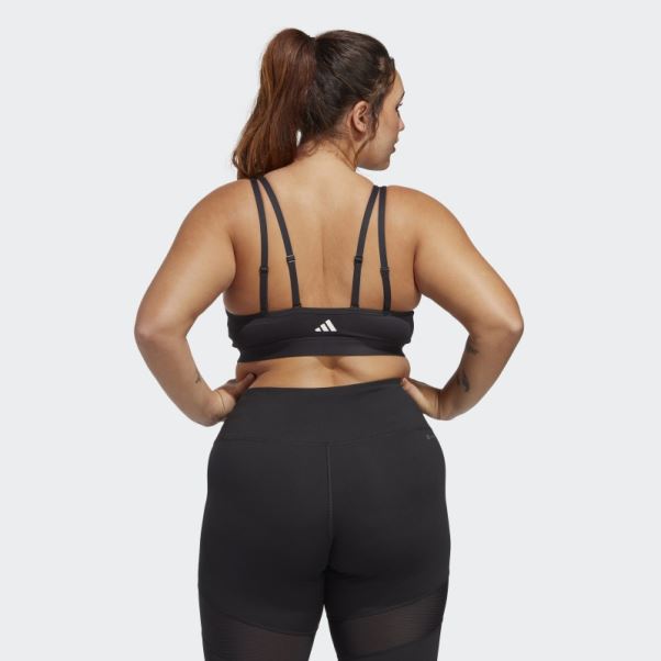 Soutien-gorge D'entraînement Léger Adidas Noir (grande Taille)