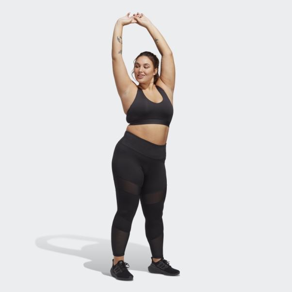Soutien-gorge D'entraînement Léger Adidas Noir (grande Taille)