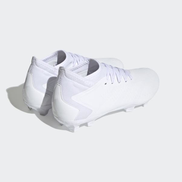 Predator Precision.3 Chaussures De Football Pour Terrain Sec Adidas Blanc