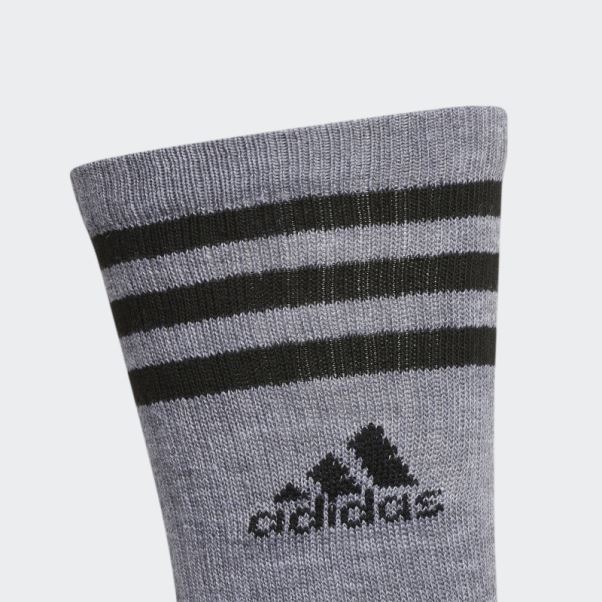 Chaussettes Mi-mollet Matelassées élégantes 6 Paires Adidas Blanc