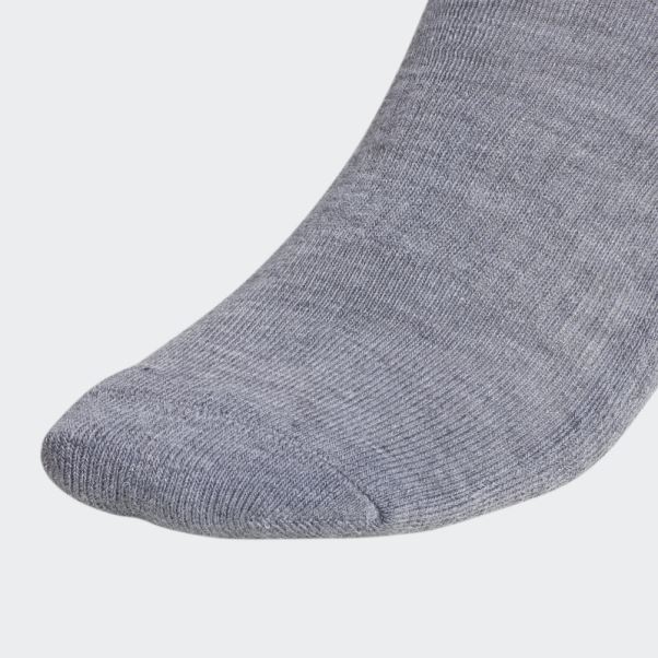 Chaussettes Mi-mollet Matelassées élégantes 6 Paires Adidas Blanc