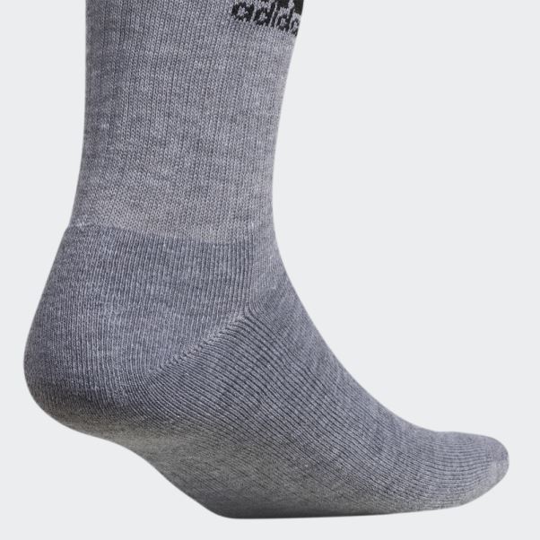 Chaussettes Mi-mollet Matelassées élégantes 6 Paires Adidas Blanc