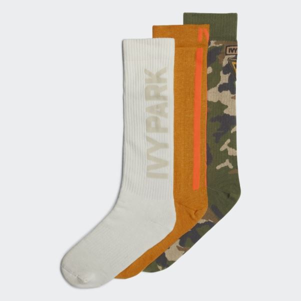 Chaussettes Mi-mollet (3 Paires) Focus Orange Adidas