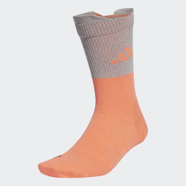 Adidas Running X-city Heat.rdy Chaussettes Réfléchissantes Corail
