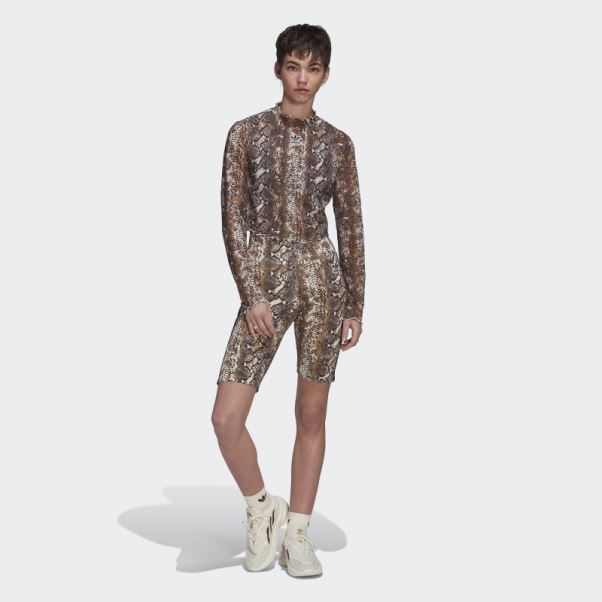 Adidas Top En Maille Serpent Blanc