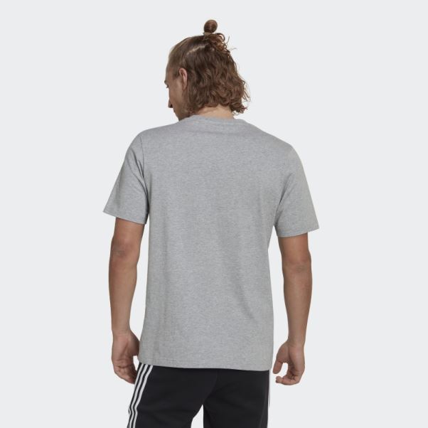 Tee Shirt Essentials Camo Gris Moyen Adidas