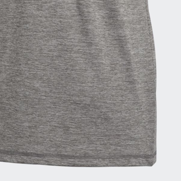 Chiné écusson De Sport Tee Gris Moyen Adidas