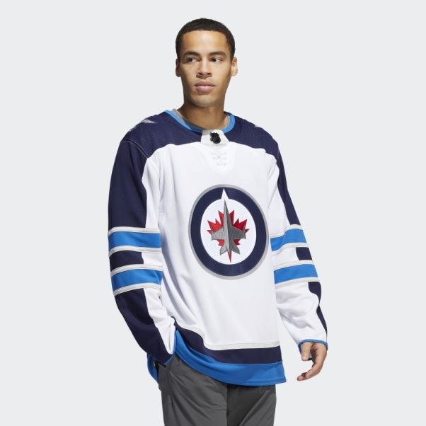 Maillot Adidas Jets Away Authentique Pro Blanc