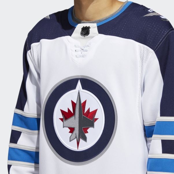 Maillot Adidas Jets Away Authentique Pro Blanc