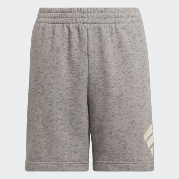 MGH - Future Icons - Short à 3 Bandes Gris Uni Adidas