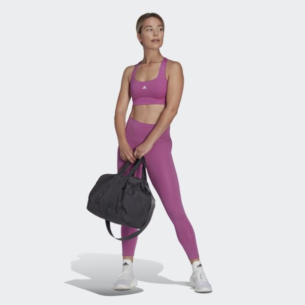 Soutien-gorge à Maintien Moyen Adidas Powerimpact Training Lilas