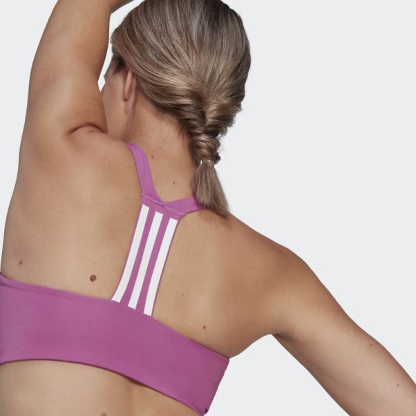 Soutien-gorge à Maintien Moyen Adidas Powerimpact Training Lilas