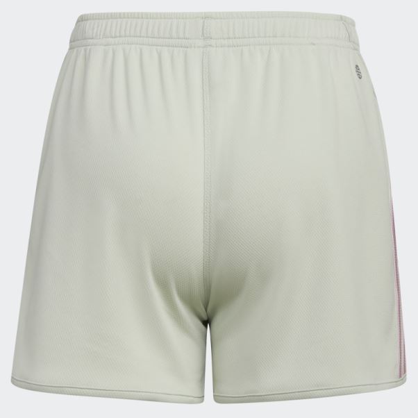 Short En Mesh à Rayures Vertes Adidas