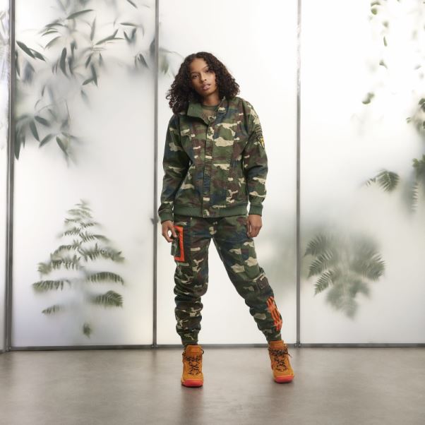 Adidas Veste En Toile Imprimé Camouflage