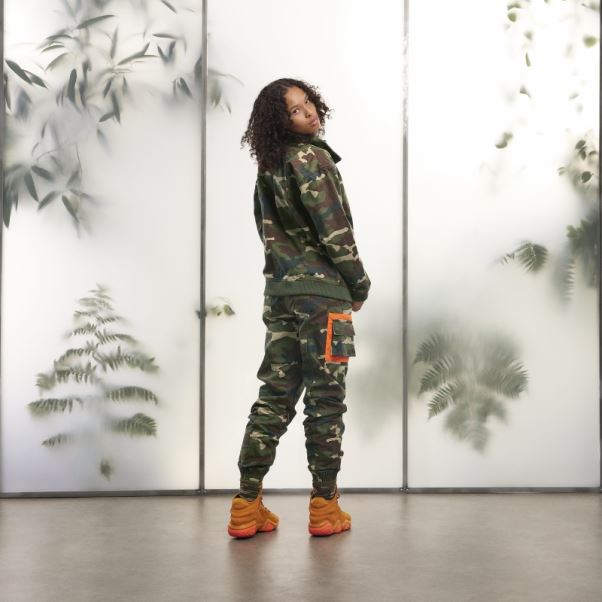Adidas Veste En Toile Imprimé Camouflage
