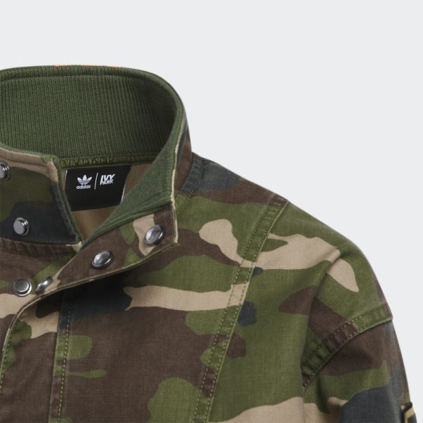 Veste En Toile Imprimé Camouflage Adidas