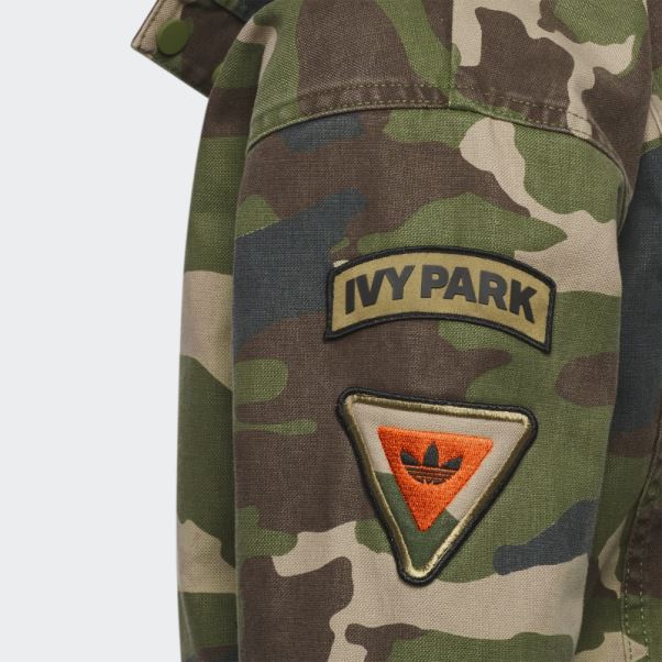 Veste En Toile Imprimé Camouflage Adidas
