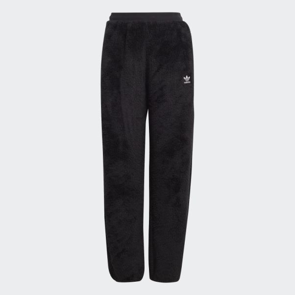 Pantalon Adidas Essentials+ Pelucheux Noir