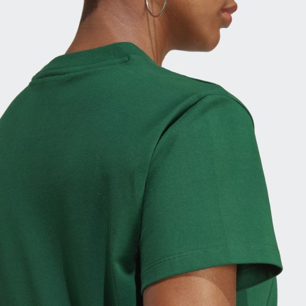 Adidas Adicolor Classics T-shirt Trèfle Vert Foncé