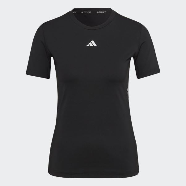 T-shirt D'entraînement Techfit Noir Adidas