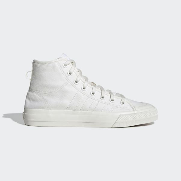 Adidas Nizza Blanc Rf Hi Chaussures