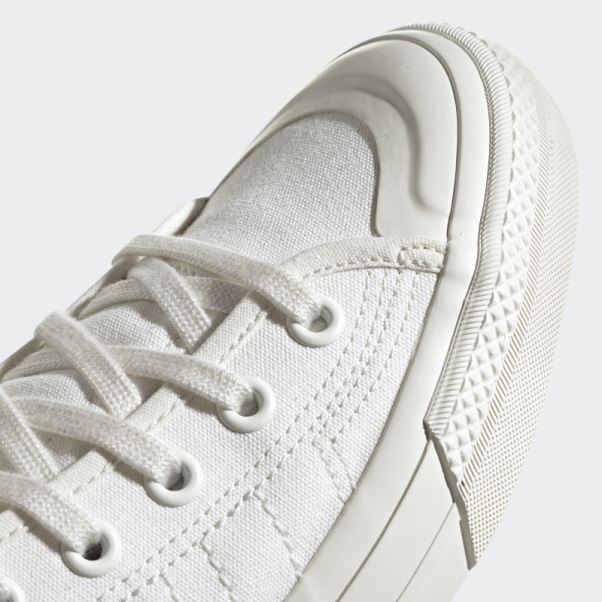 Chaussures Adidas Nizza Rf Hi Blanches