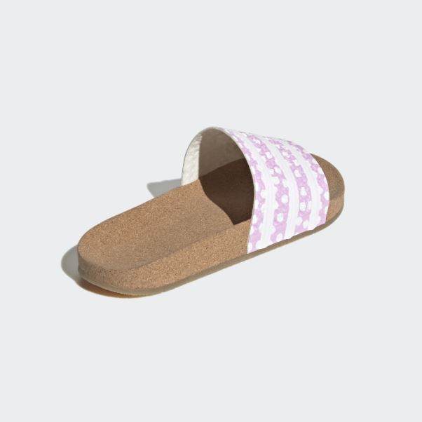 Adilette Slides Lilas Adidas