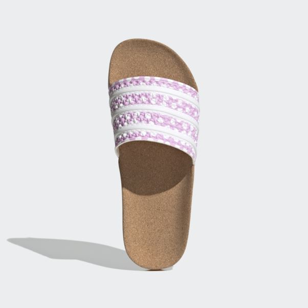 Adilette Slides Adidas Lilas