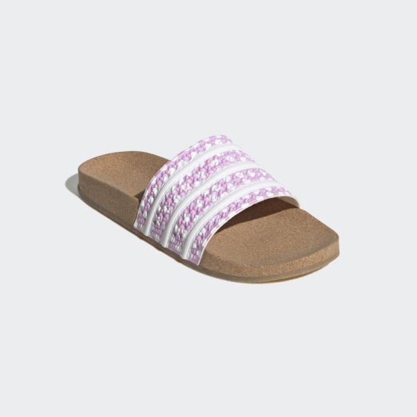 Adilette Slides Adidas Lilas