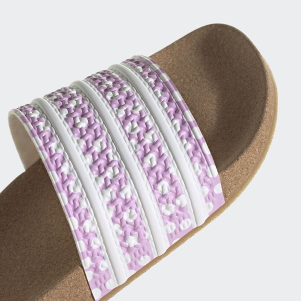 Adilette Slides Adidas Lilas