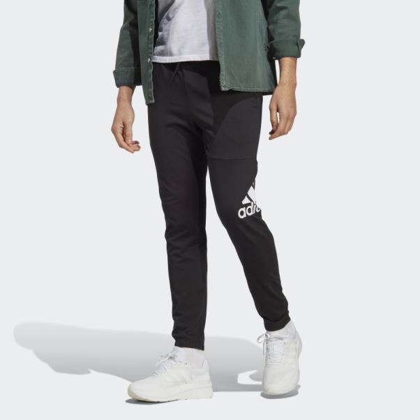 Pantalon De Sport Fuselé En Jersey Simple Essentials Noir Adidas