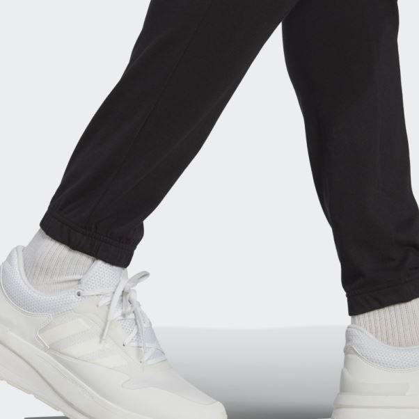 Pantalon De Sport Fuselé En Jersey Simple Essentials Noir Adidas