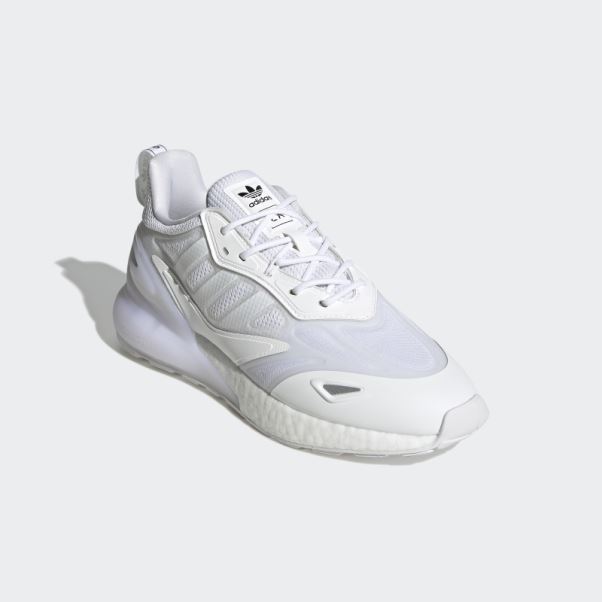 Adidas Zx 2k Boost 2.0 Chaussures Blanches