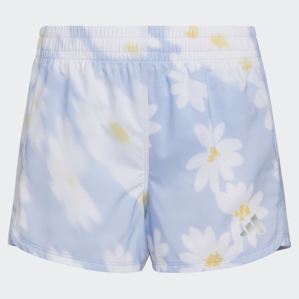 Aop Wovn Pacer Short23 Adidas Bleu Aube