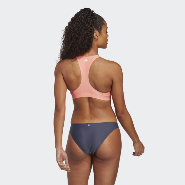 Bikini Big Bars Adidas Corail