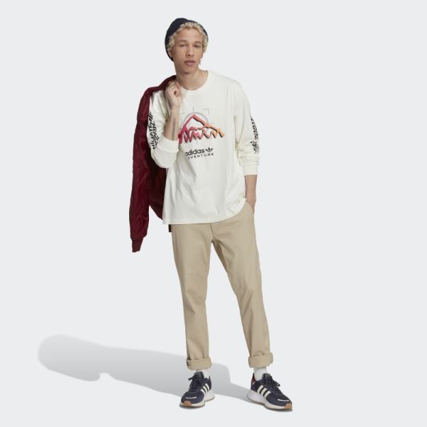 Adidas Aventure Ride Haut à Manches Longues Fashion Blanc