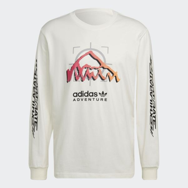 Adidas Aventure Ride Haut à Manches Longues Fashion Blanc