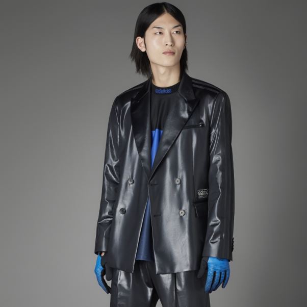 Veste Tailleur Chile 62 Noir Bleu Version Adidas