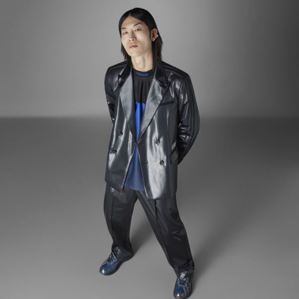 Veste Tailleur Chile 62 Noir Bleu Version Adidas
